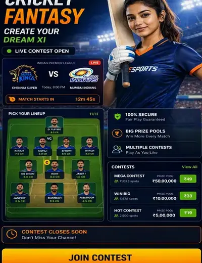 RS9 (rs 9) fantasy cricket & matchday visual 3