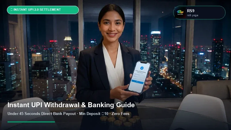 RS9 Instant UPI Withdrawal & ₹10 INR Deposit Tutorial